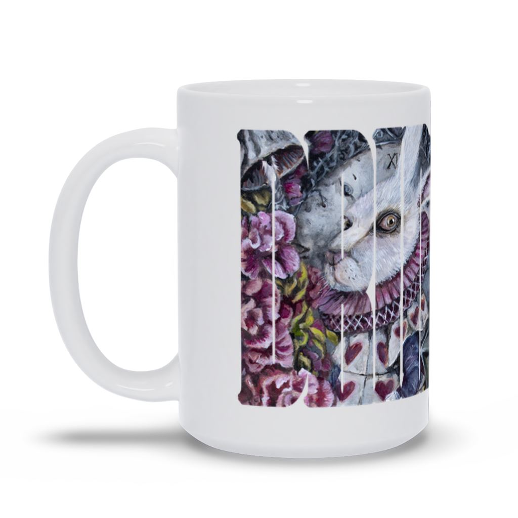 Alice in Wonderland "Drink Me" Mug drinkware AK Organic Abstracts 