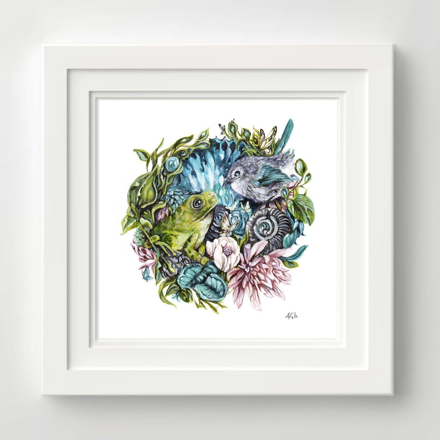 Matted and framed print 