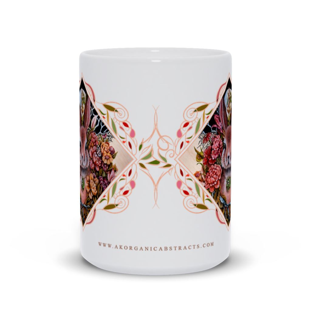 Ceramic Coffee Mug with Banny & Jade drinkware AK Organic Abstracts 