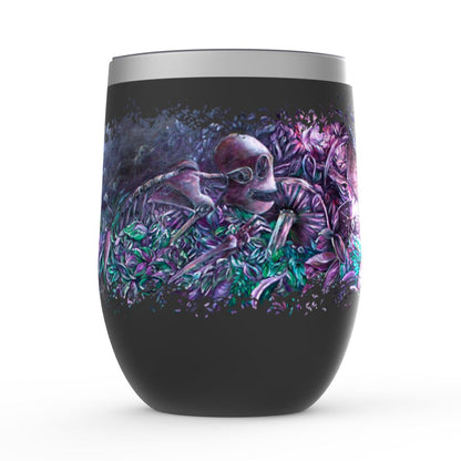 Pandora's Folly Wine Tumbler drinkware AK Organic Abstracts 