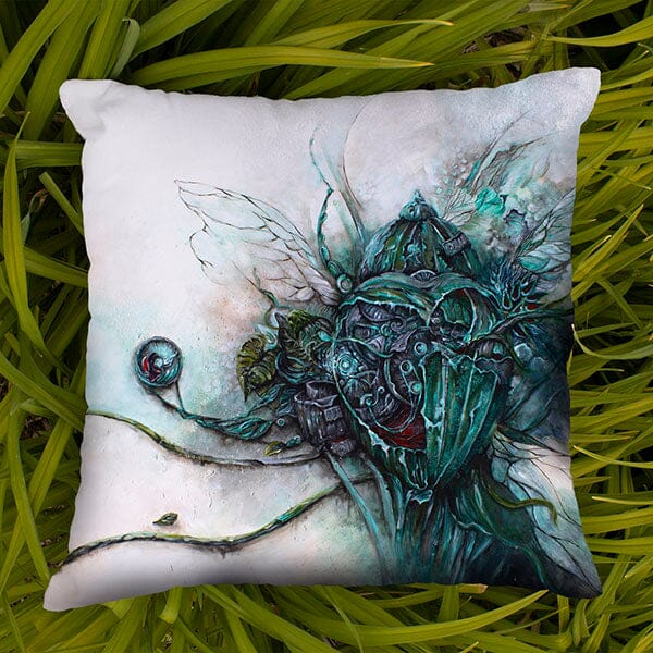 Steampunk Beetle Outdoor Pillow pillow AK Organic Abstracts 