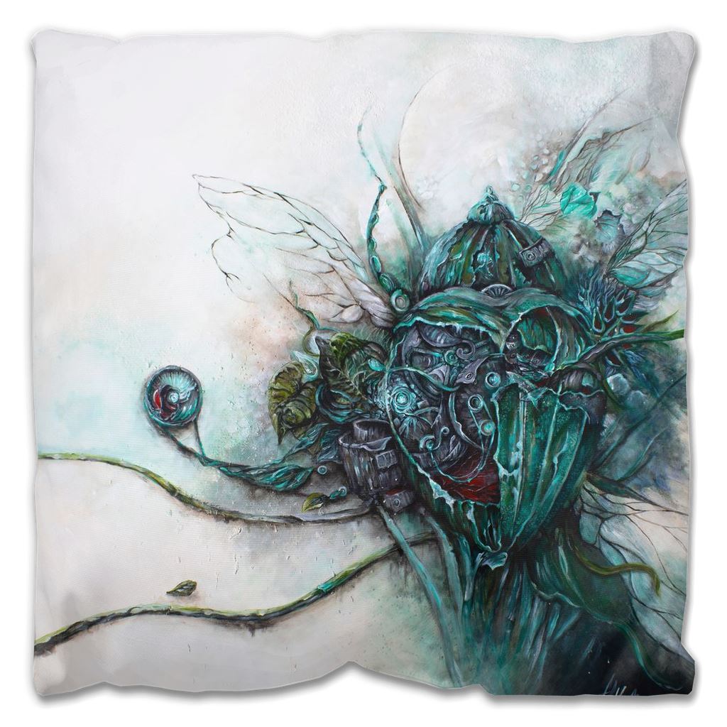 Steampunk Beetle Outdoor Pillow pillow AK Organic Abstracts 