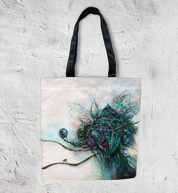 Steampunk Beetle Tote tote AK Organic Abstracts 