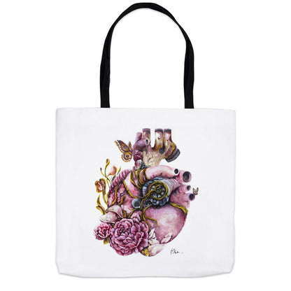 Steampunk Heart Tote tote AK Organic Abstracts 