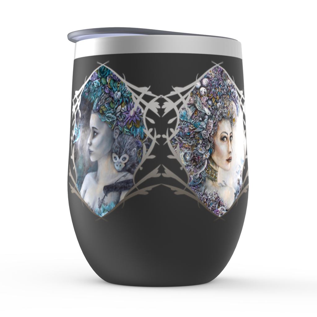 The Goddess Collection Wine Tumbler drinkware AK Organic Abstracts 