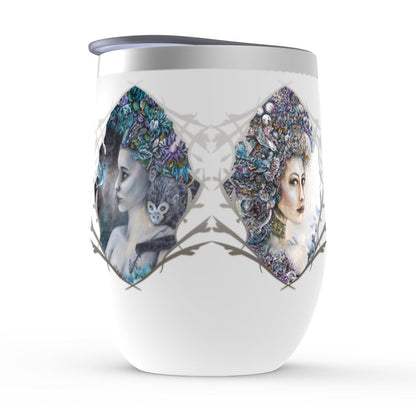 The Goddess Collection Wine Tumbler drinkware AK Organic Abstracts 