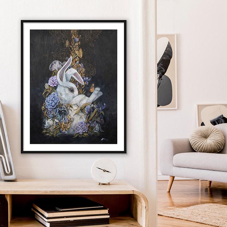 Matted and framed print 